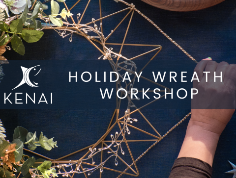 Kenai Library holiday Wreath Workshop