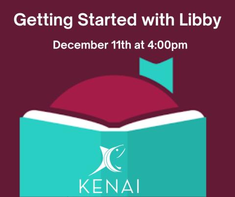 Getting Started with Libby text and the logo for Libby the Library Reading App.