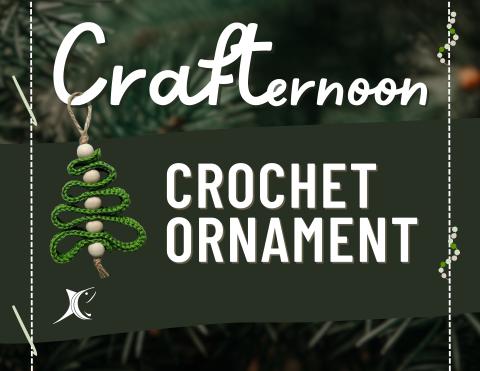 Crafternoon Crochet Ornament