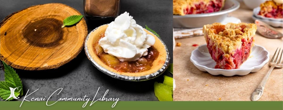 pictures of pie for Rhubarb no-bake pie event